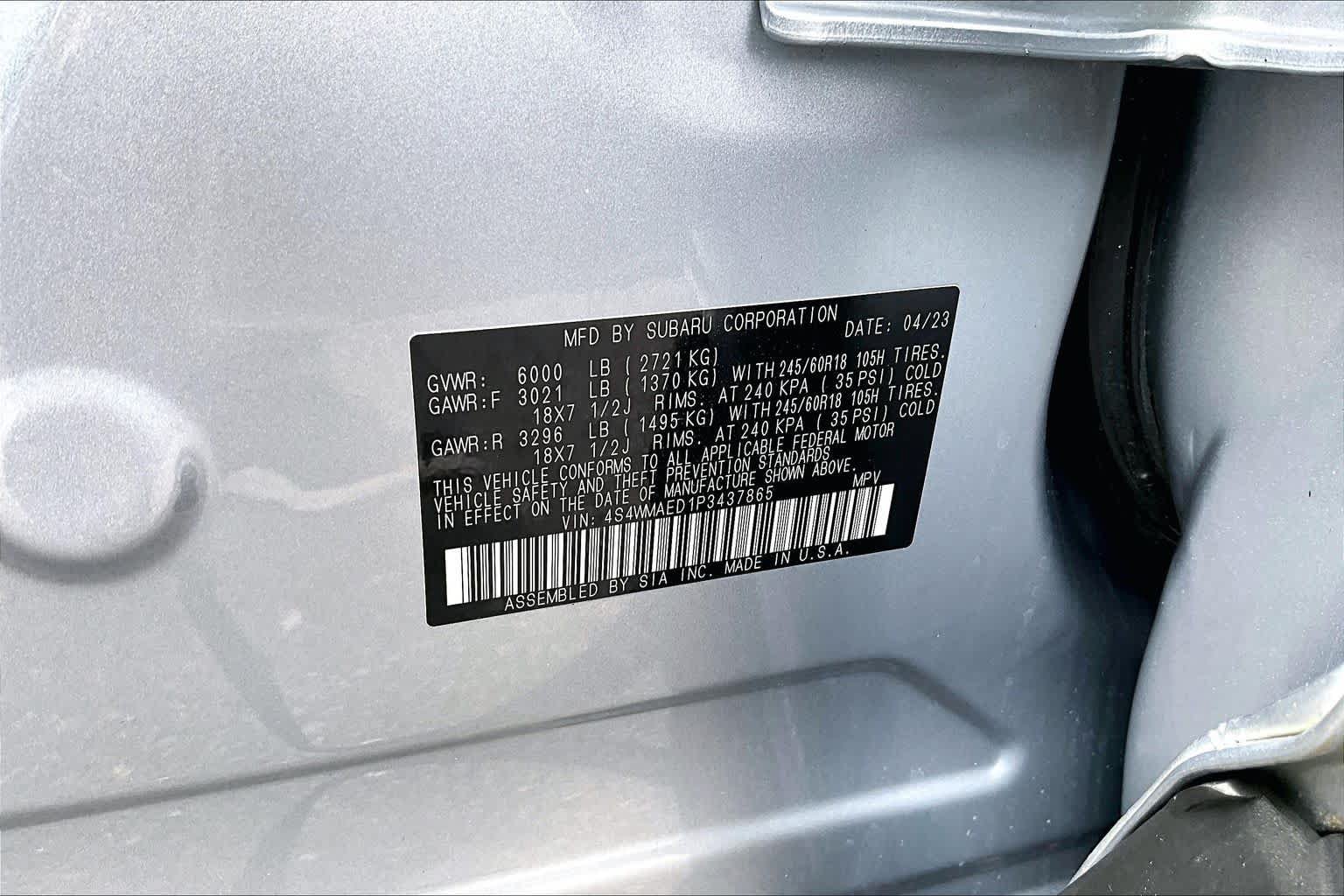 Used 2023 Subaru Ascent Premium w/ Convenience Package AWD/4WD image 36