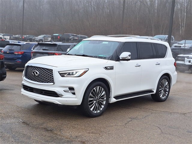 Used 2021 INFINITI QX80 Sensory w/ All-Season Package video 1