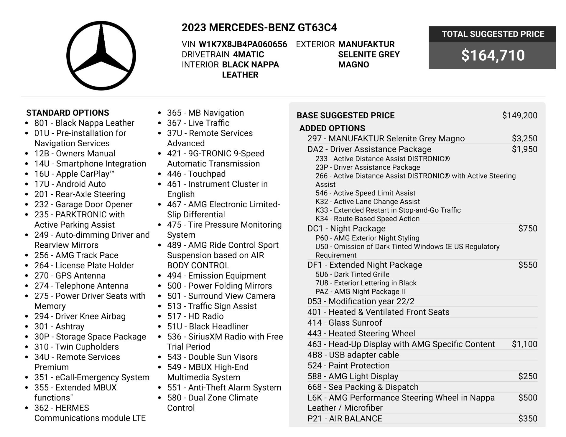 Used 2023 Mercedes-Benz AMG GT 63 image 92