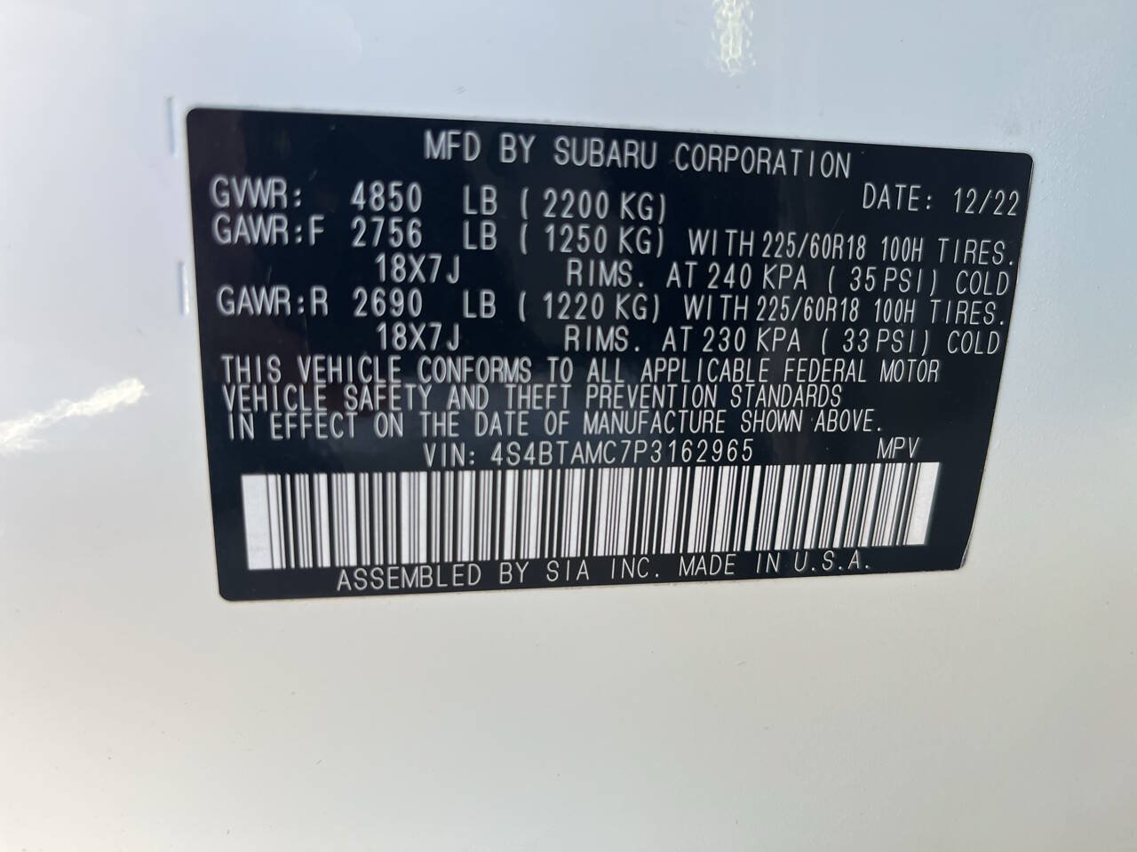 Used 2023 Subaru Outback Limited AWD/4WD image 12