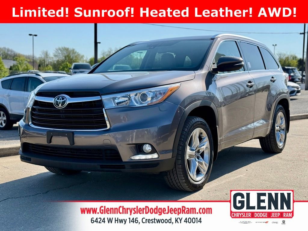 Used 2016 Toyota Highlander Limited w/ Driver Technology Package image 1