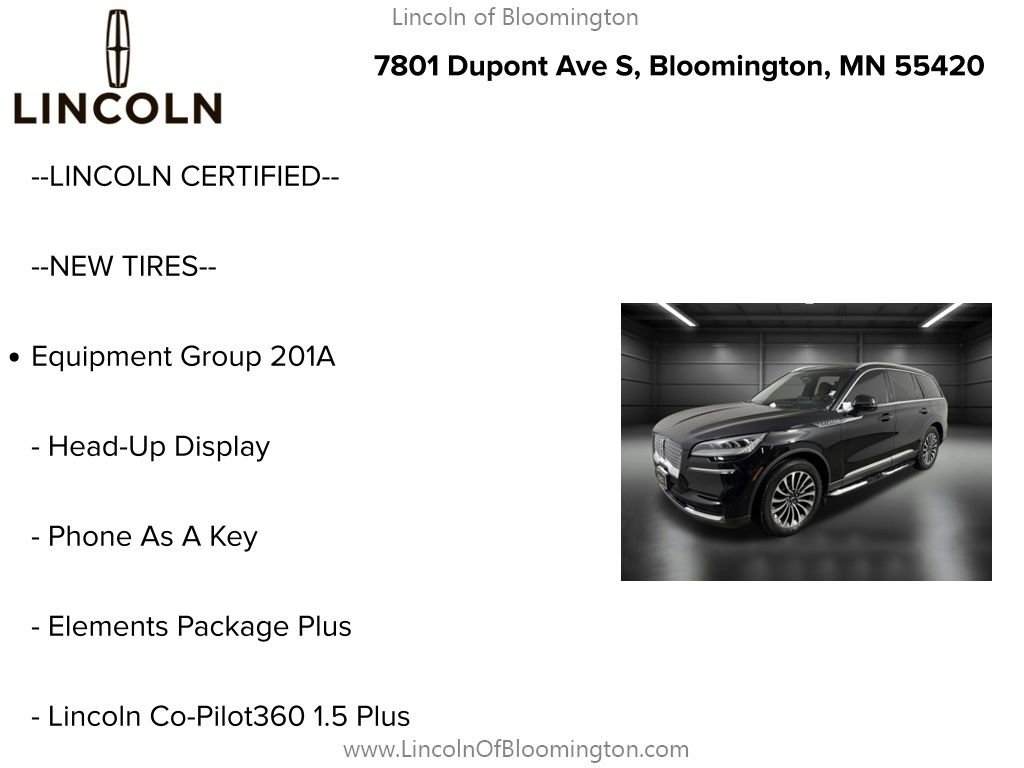 Certified 2022 Lincoln Aviator Reserve w/ Equipment Group 201A image 5