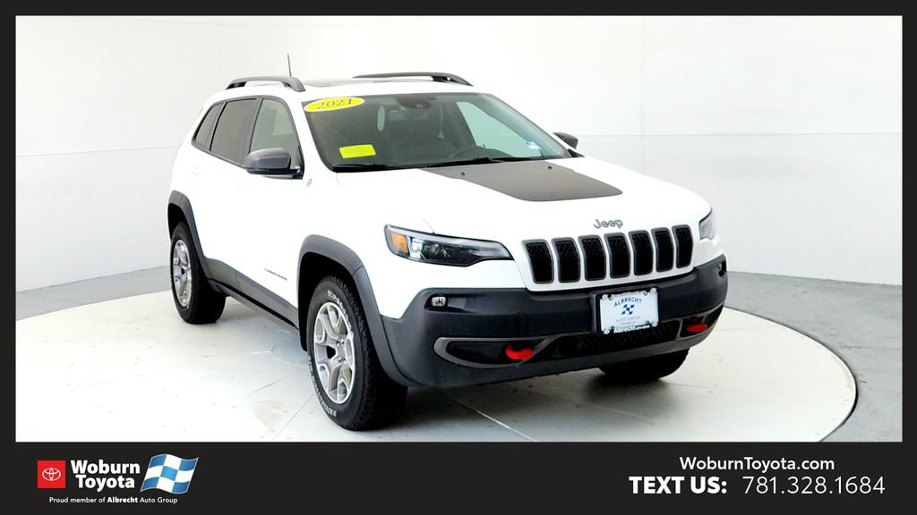 Used 2021 Jeep Cherokee Trailhawk w/ Sun, Sound & Nav Group AWD/4WD image 1