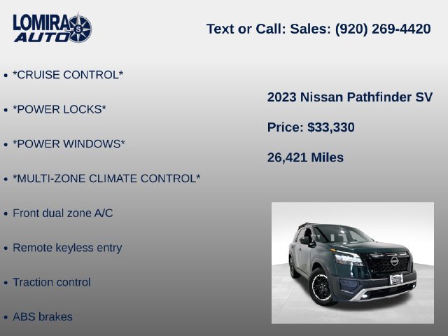 Used 2023 Nissan Pathfinder Rock Creek AWD/4WD image 8