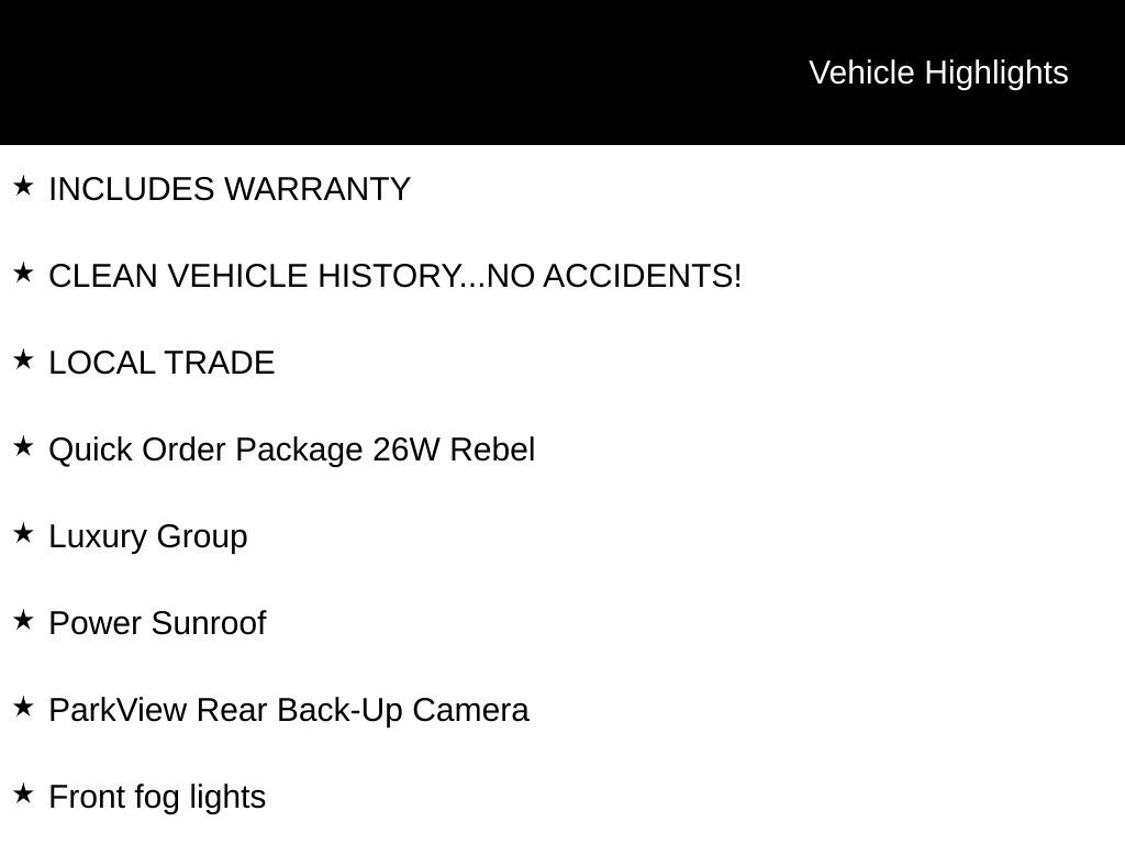 Used 2017 RAM 1500 Rebel w/ Luxury Group image 10