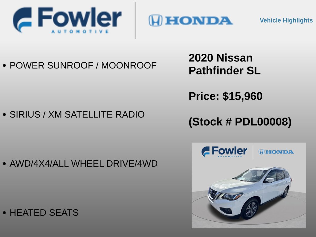 Used 2020 Nissan Pathfinder SL AWD/4WD image 12
