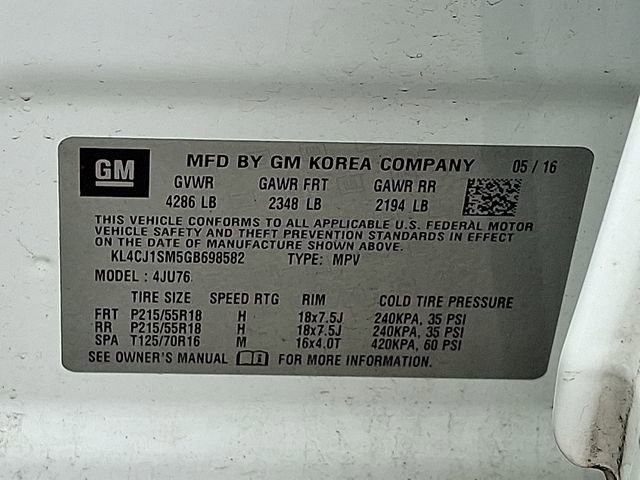 Used 2016 Buick Encore Sport Touring FWD image 25