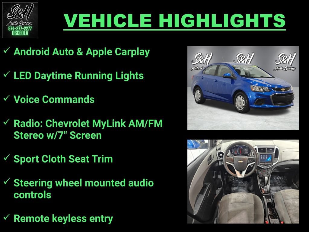 Used 2017 Chevrolet Sonic LS FWD image 3