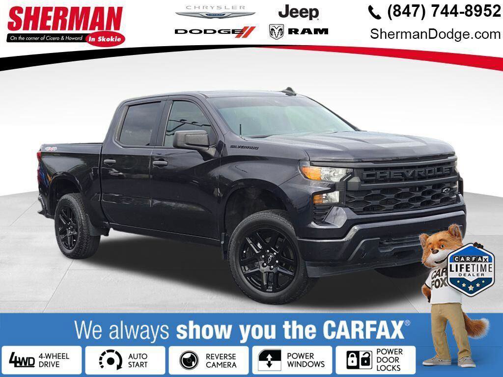 Used 2023 Chevrolet Silverado 1500 Custom w/ LPO, Dark Essentials Package