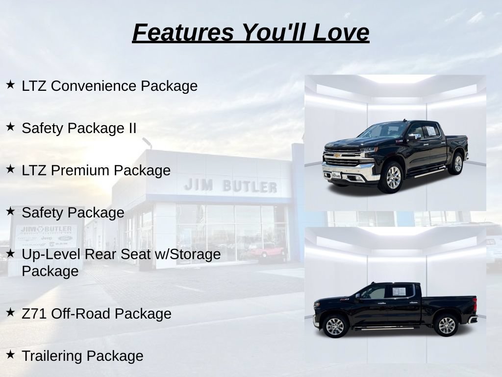 Used 2020 Chevrolet Silverado 1500 LTZ w/ LTZ Premium Package AWD/4WD image 30