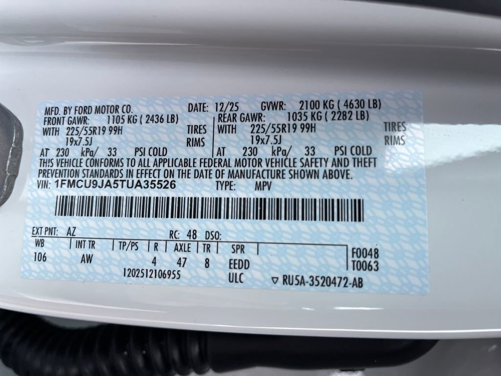 New 2026 Ford Escape Platinum w/ Premium Technology Package image 31