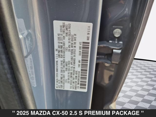 Certified 2025 MAZDA CX-50 AWD 2.5 S w/ Premium Package image 38