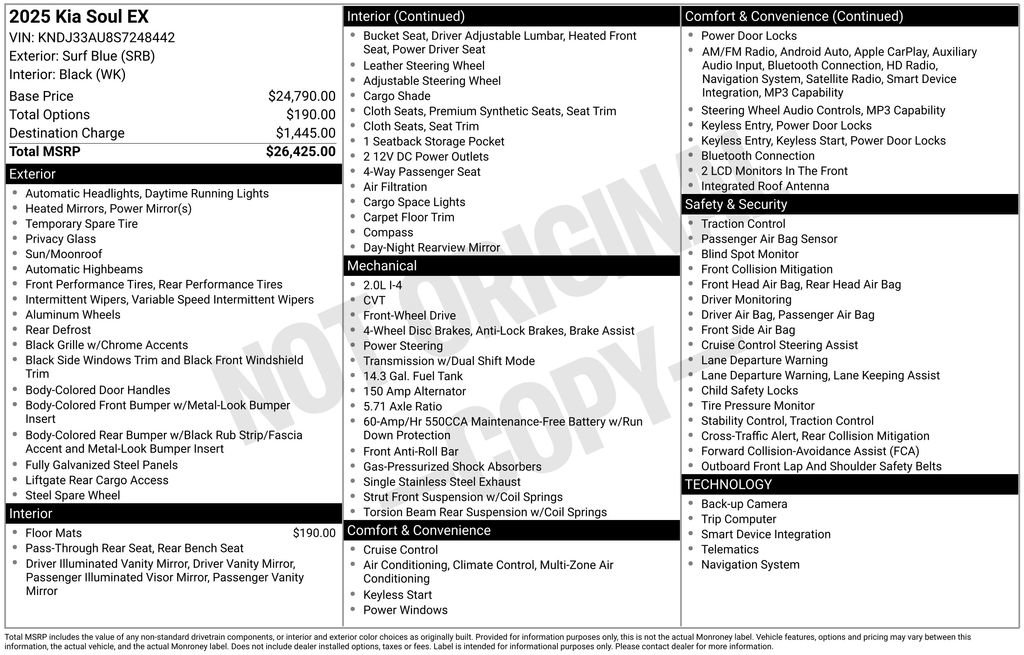 Used 2025 Kia Soul EX FWD image 11