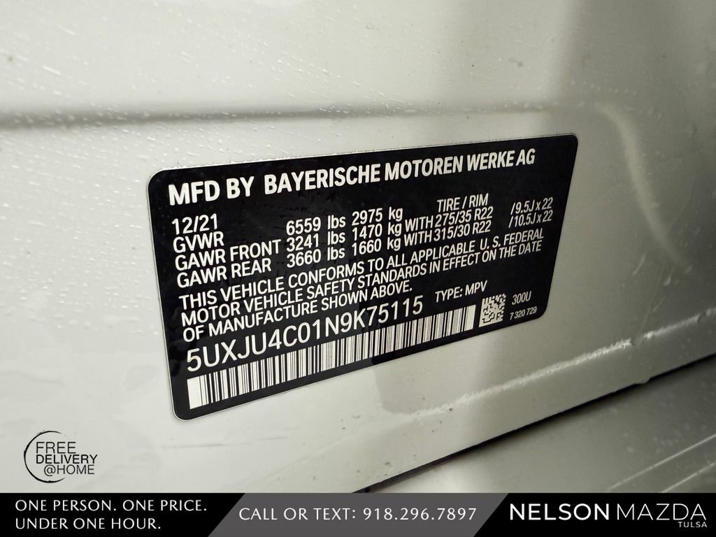 Used 2022 BMW X5 M50i w/ Executive Package AWD/4WD image 54