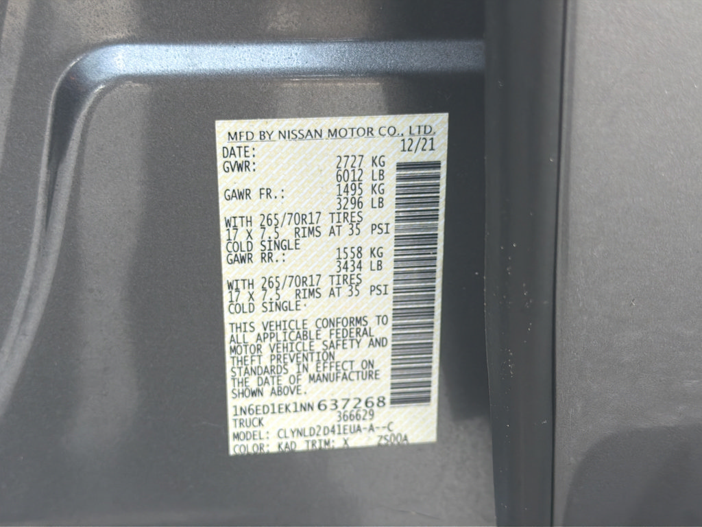 Certified 2022 Nissan Frontier PRO-4X w/ Technology Package AWD/4WD image 57
