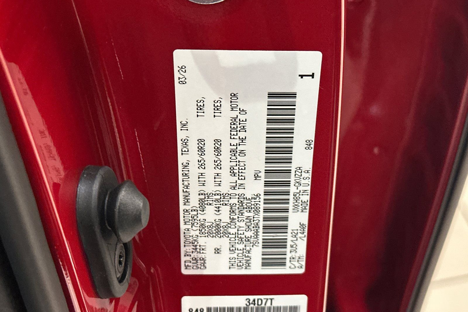 New 2026 Toyota Sequoia Platinum image 34