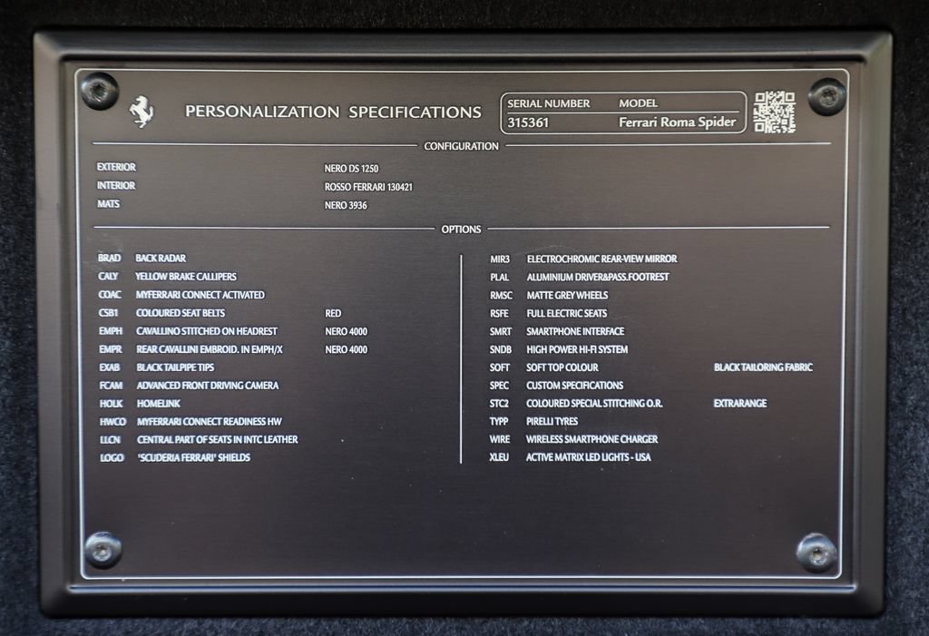 Certified 2025 Ferrari Roma Spider RWD image 17
