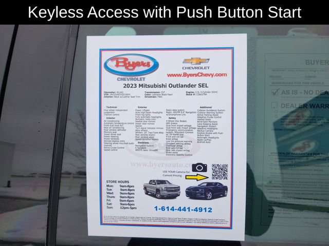 Used 2023 Mitsubishi Outlander SEL image 11