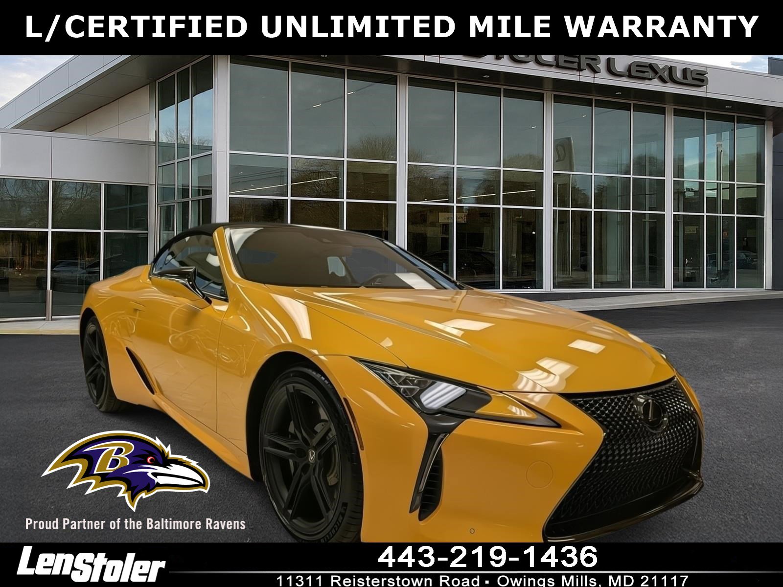Certified 2025 Lexus LC 500 Convertible image 1