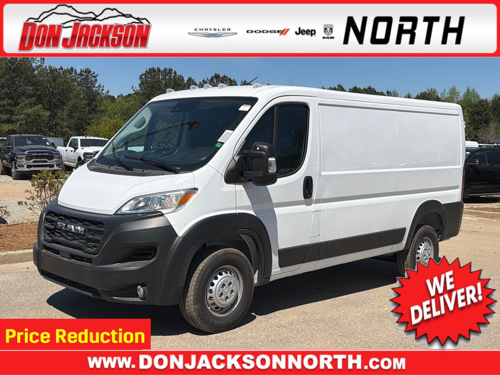 New 2026 RAM ProMaster 1500 w/ Convenience Group