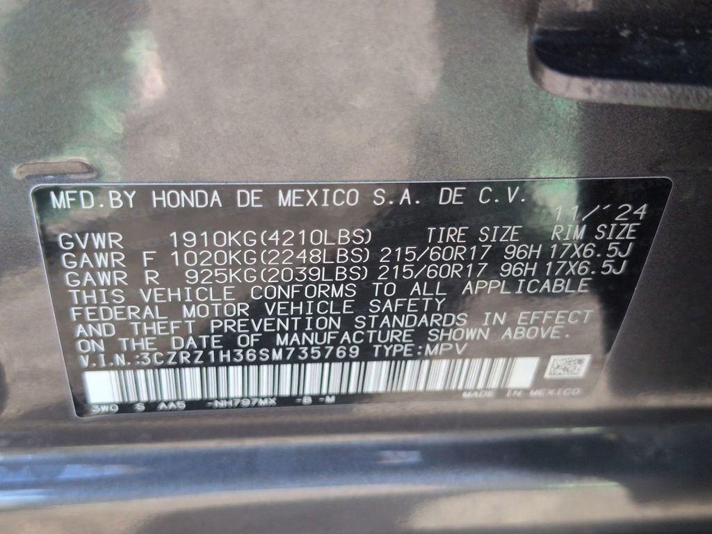 Used 2025 Honda HR-V LX image 31