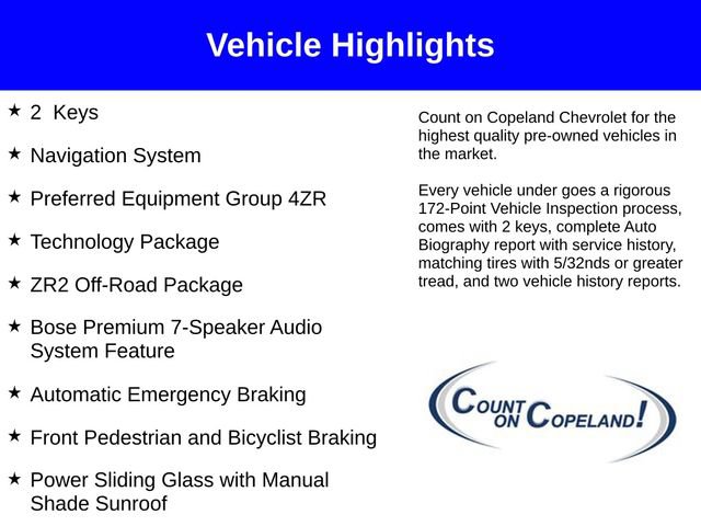 Certified 2026 Chevrolet Colorado ZR2 w/ Technology Package AWD/4WD image 4
