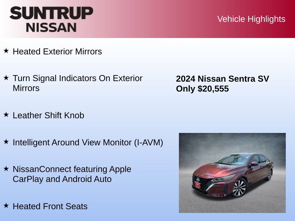 Used 2024 Nissan Sentra SV w/ SV Premium Package image 23