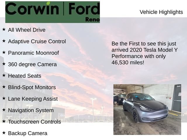 Used 2020 Tesla Model Y Performance AWD/4WD image 4
