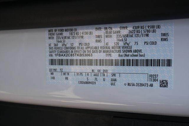 New 2026 Ford Transit 350 XL w/ Fleet Safety Package RWD image 25