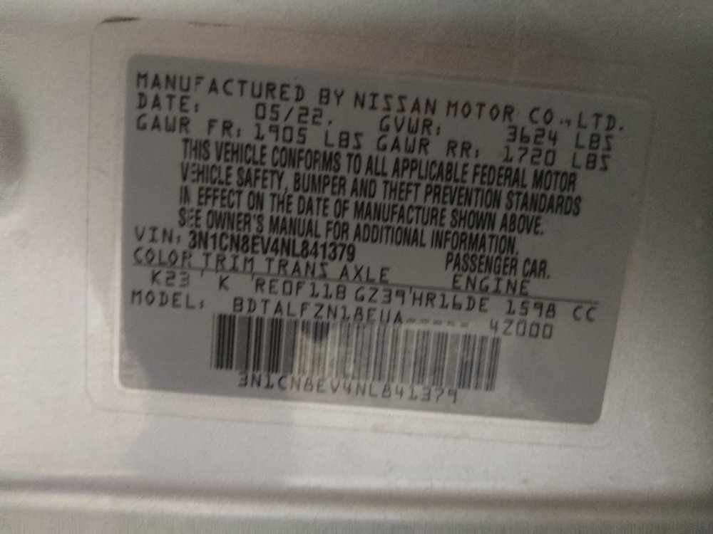 Used 2022 Nissan Versa SV FWD image 33