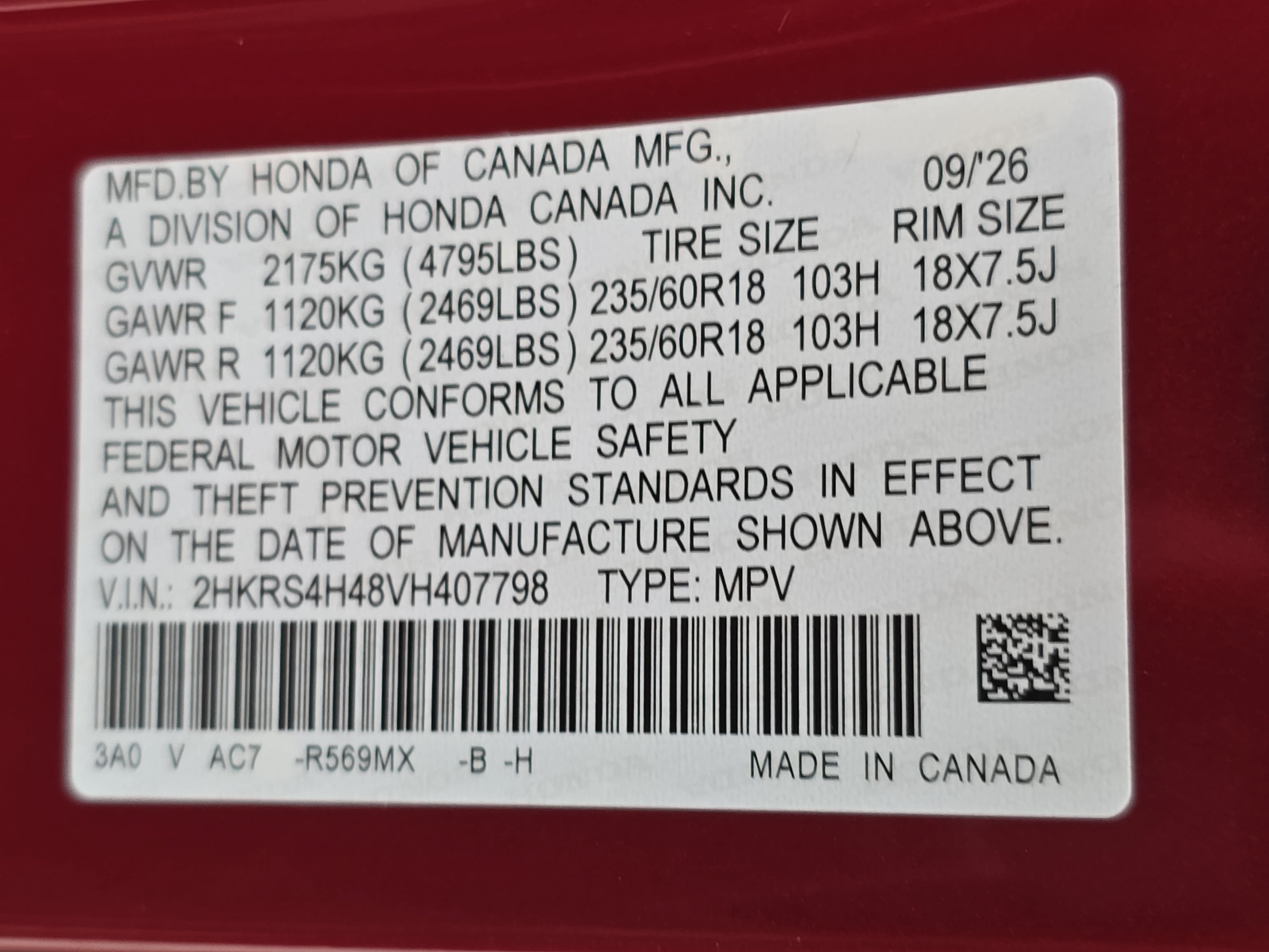 New 2027 Honda CR-V EX image 34