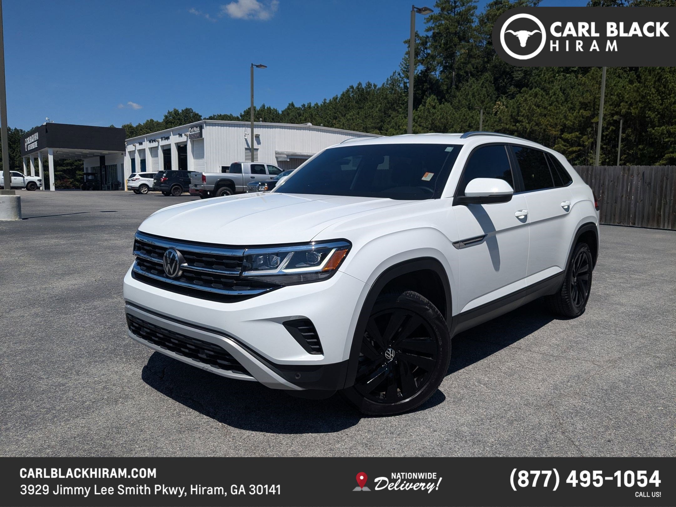 Used 2023 Volkswagen Atlas Cross Sport SE w/ Black Wheel Package
