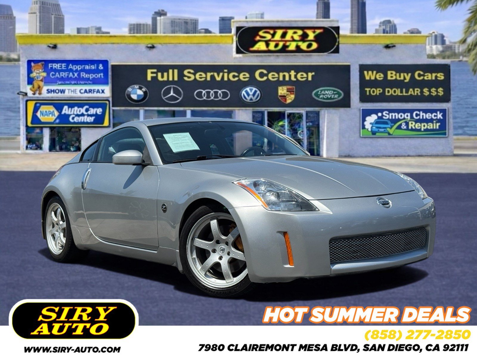 Used 2004 Nissan 350Z Track w/ Cargo Convenience Pkg RWD image 1