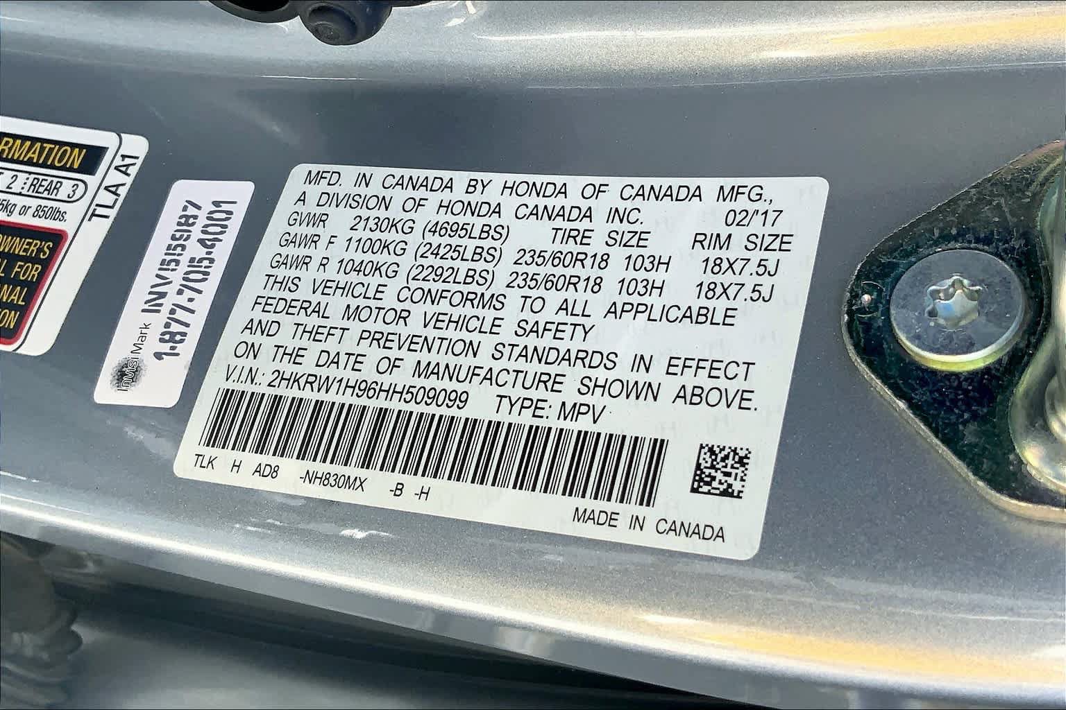 Used 2017 Honda CR-V Touring image 36