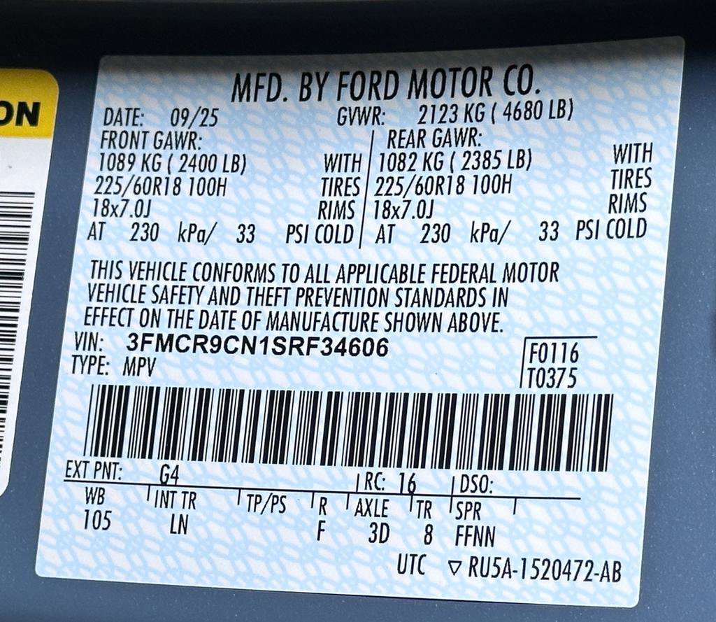 New 2025 Ford Bronco Sport Outer Banks w/ Outer Banks Tech Package+ image 46