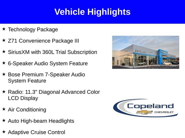 New 2026 Chevrolet Colorado Z71 w/ Technology Package AWD/4WD image 3
