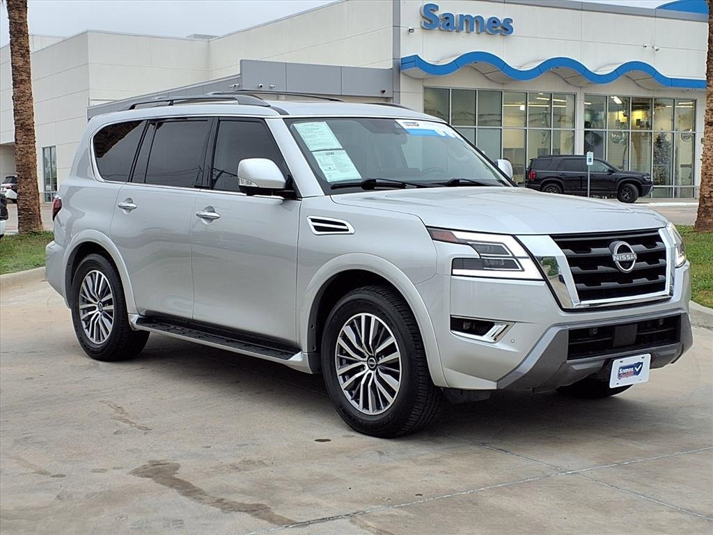 Used 2023 Nissan Armada SL w/ Captain's Chairs Package video 1