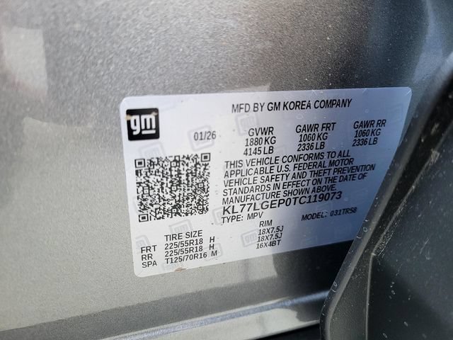 New 2026 Chevrolet Trax RS w/ Driver Confidence Package FWD image 10