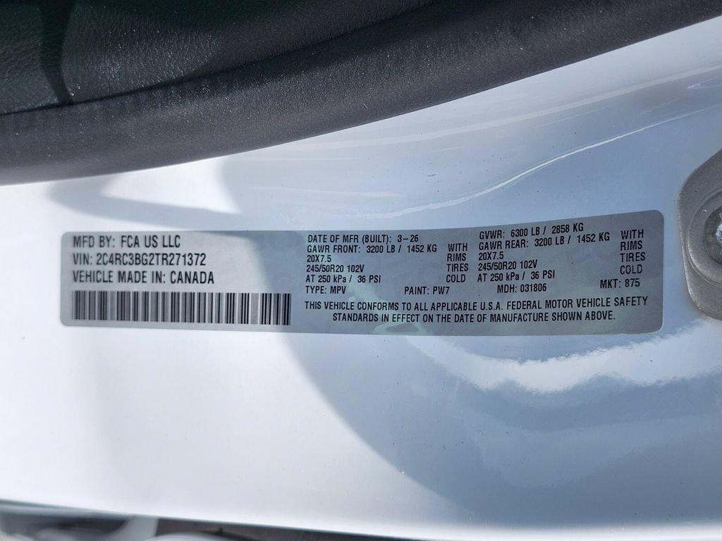 New 2026 Chrysler Pacifica Select w/ S Appearance Package AWD/4WD image 36