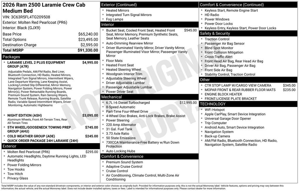 New 2026 RAM 2500 Laramie image 4