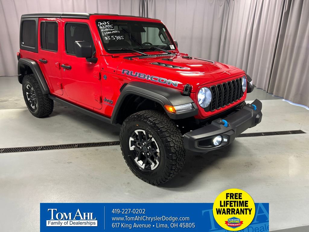 Used 2025 Jeep Wrangler Unlimited Rubicon 4xe w/ Safety Group AWD/4WD image 1