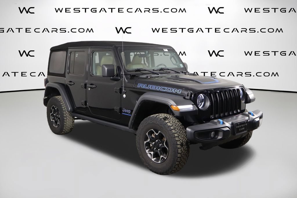 Used 2023 Jeep Wrangler Unlimited Rubicon 4xe w/ Cold Weather Group AWD/4WD image 46