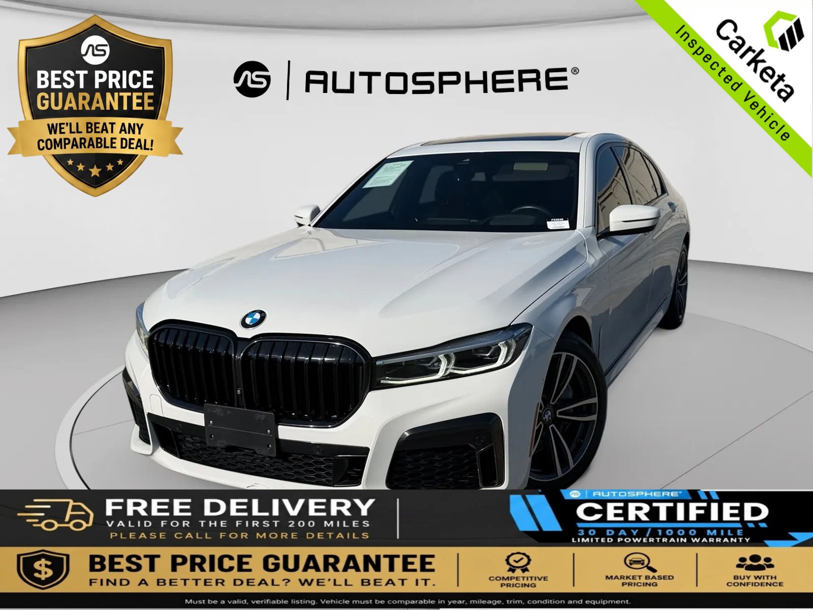 Used 2021 BMW 750i xDrive w/ Executive Package AWD/4WD image 1