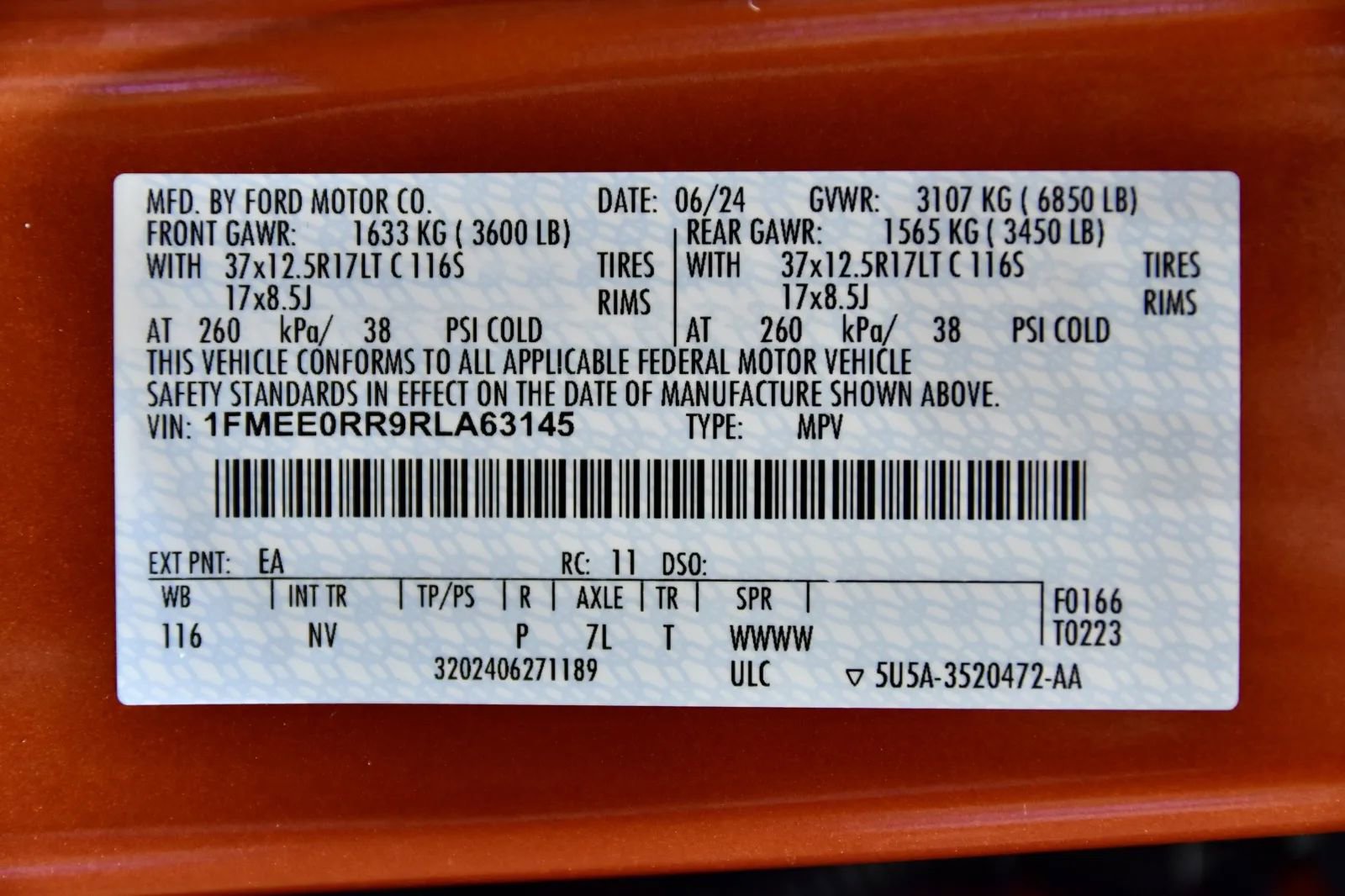 Used 2024 Ford Bronco Raptor w/ Interior Carbon Fiber Pack 6 image 38