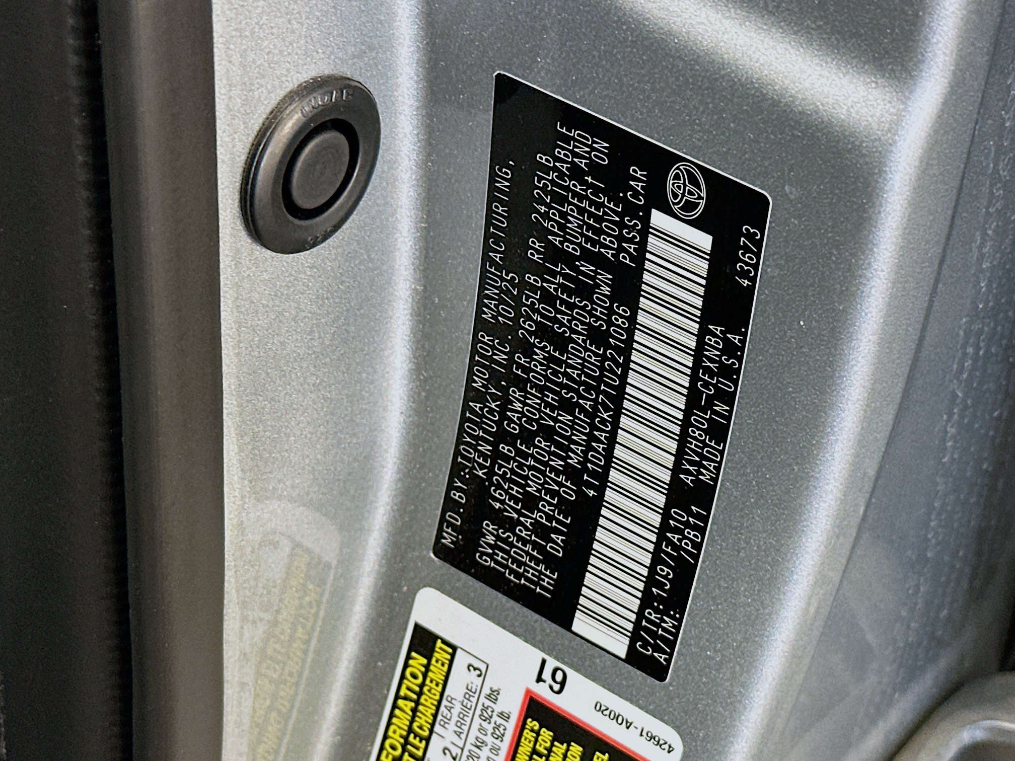 Used 2026 Toyota Camry LE FWD image 12