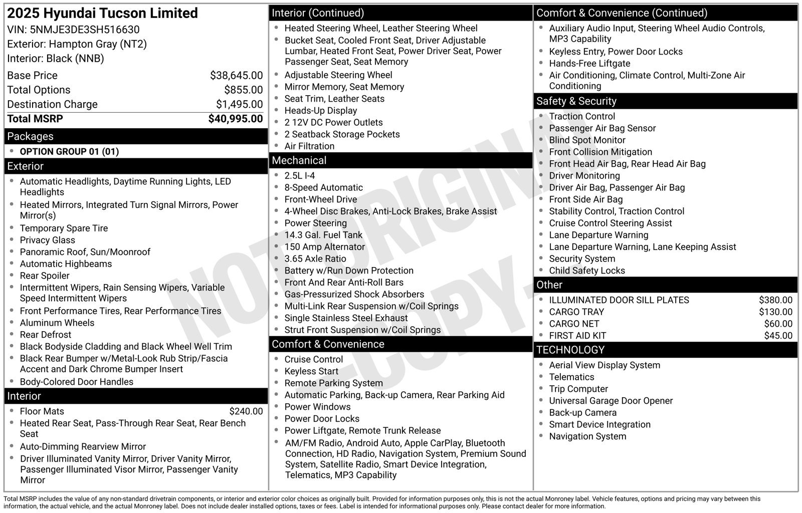 Used 2025 Hyundai Tucson Limited FWD image 28