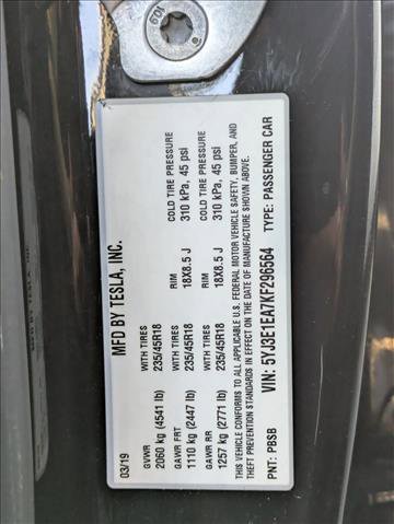 Used 2019 Tesla Model 3 Standard Range Plus image 27