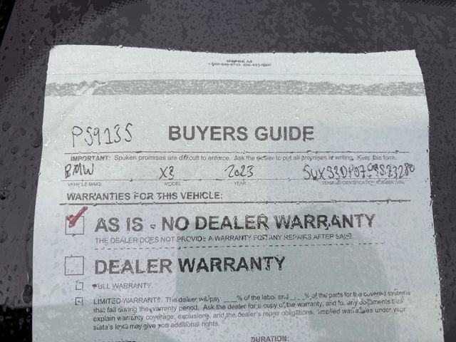 Used 2023 BMW X3 xDrive30i image 48