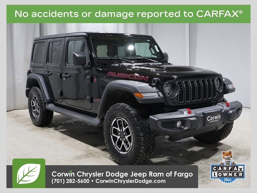 Used 2024 Jeep Wrangler Unlimited Rubicon w/ Convenience Group image 1