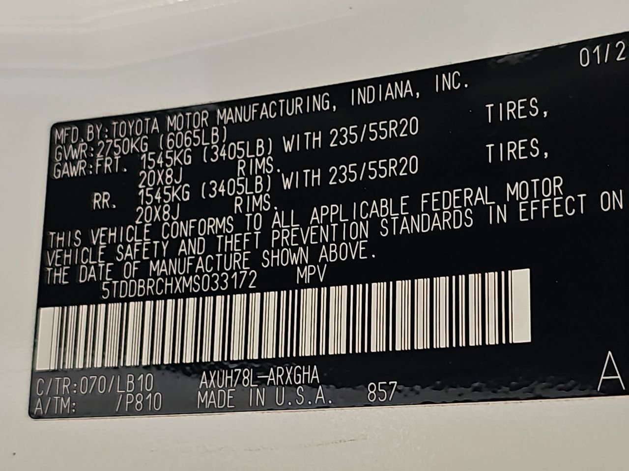 Used 2021 Toyota Highlander Limited image 43